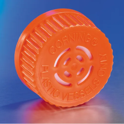 Disposable Polyethylene Vent Cap for GL45 Plastic Spinner Flasks, Sterile