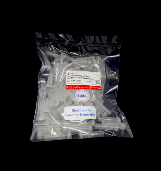 [EFA-TUBE-SKI005] Sterile with cap, 0.5mL Skirted Bottom Screw Cap