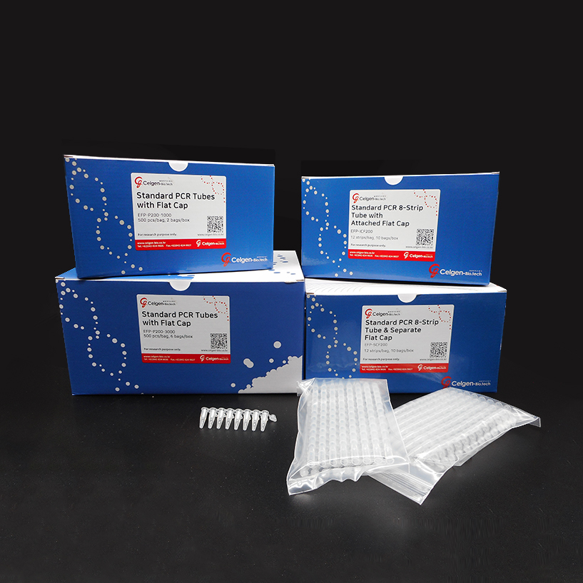 [EFP-QSW100] Low Profile qPCR 8-Strip White Tubes (With Optical Caps)